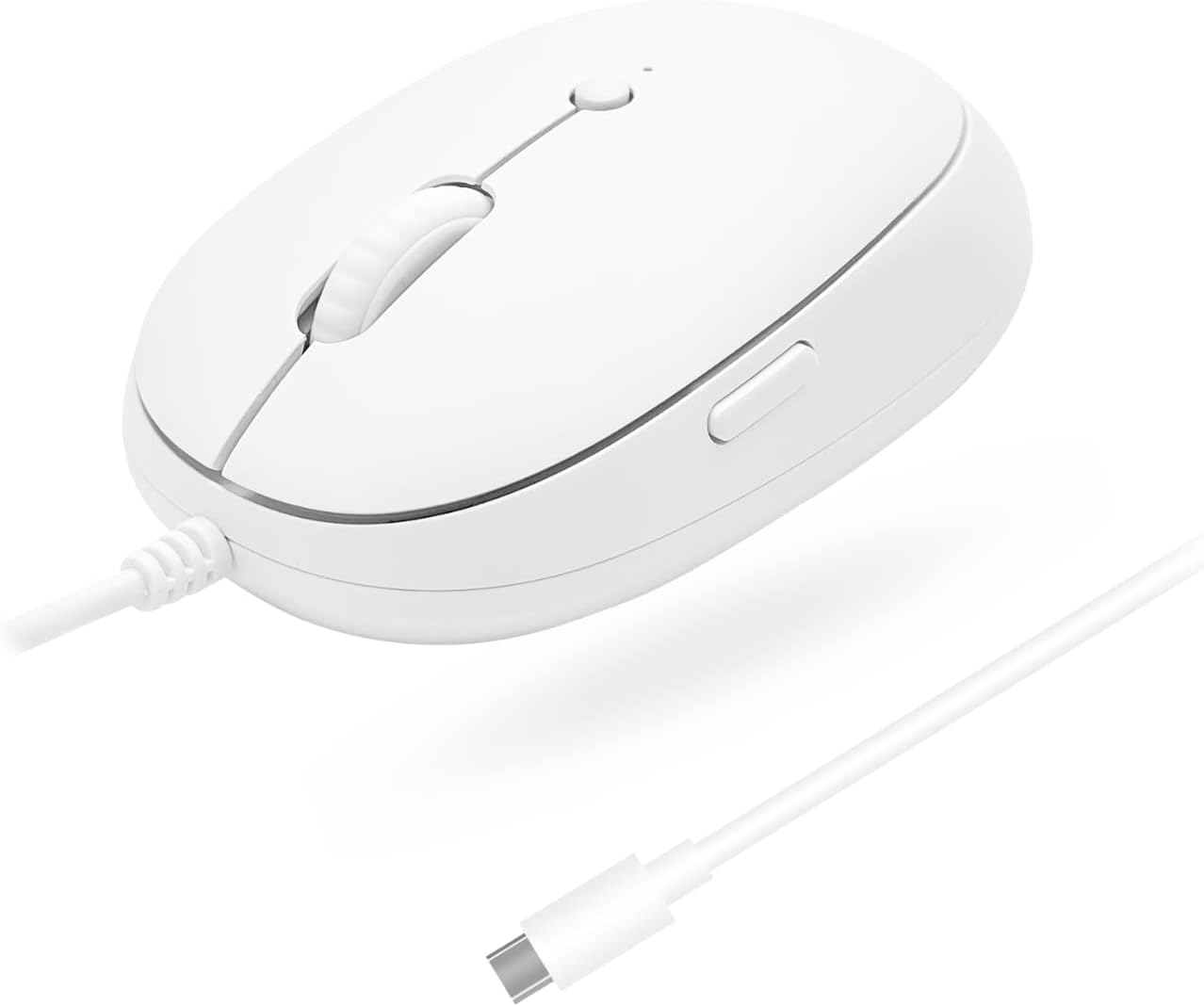 Minimalist Wired Mouse with "Back" Button