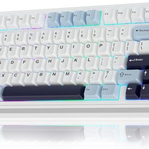 75% Wireless Mechanical Keyboard – Hot-Swappable, Pre-Lubed Switches for Smooth Typing